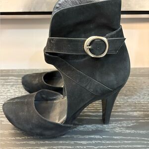 Office London Elegant Leather and Suede Women's Heels